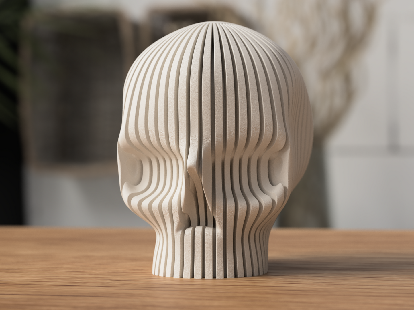Skull Light“ – 3D-Dekoschädel mit Struktur & Leuchteffekt