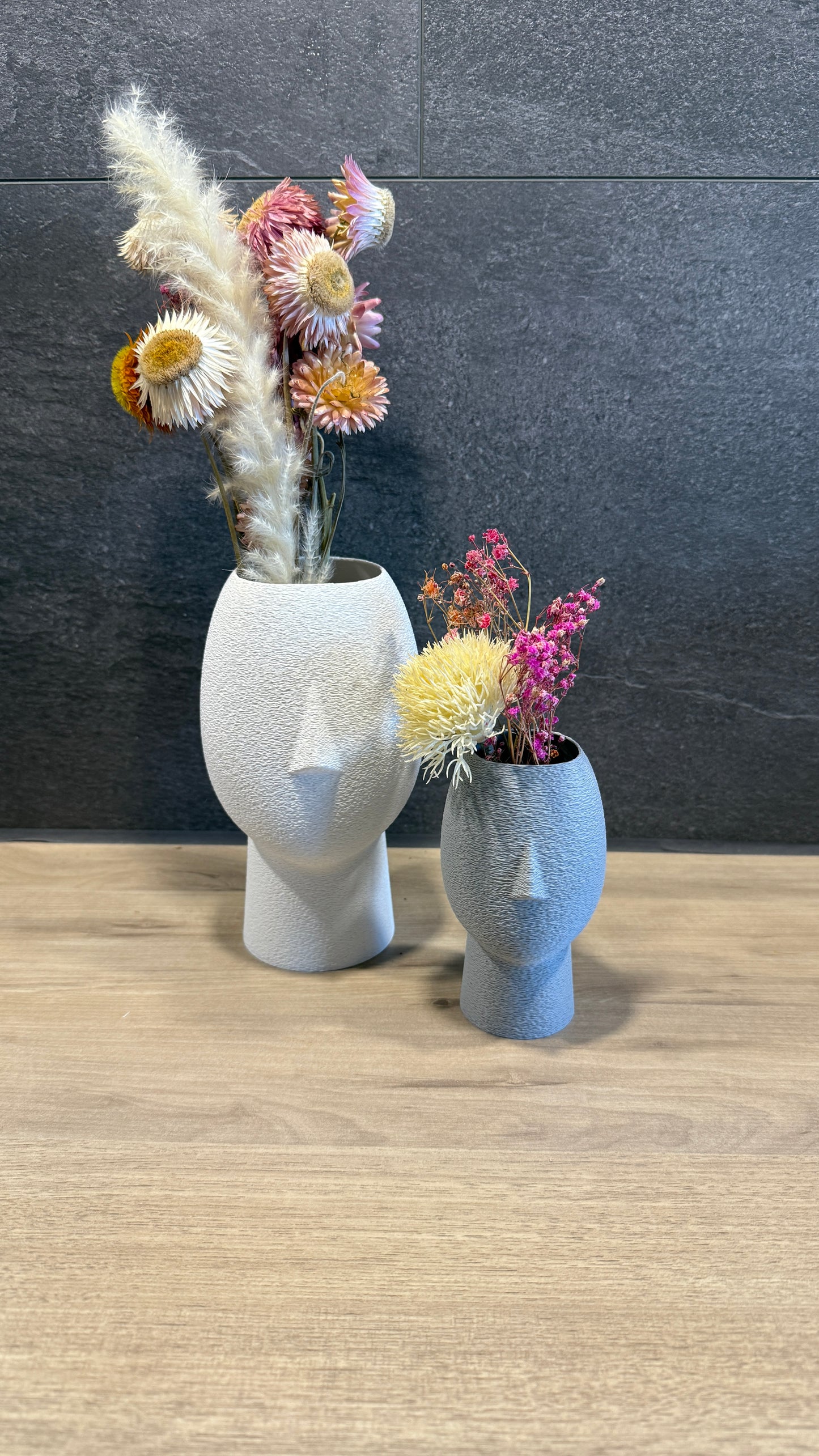 Gesichtsvase „Mono“ – Minimalistische Designvase im Skulptur-Look