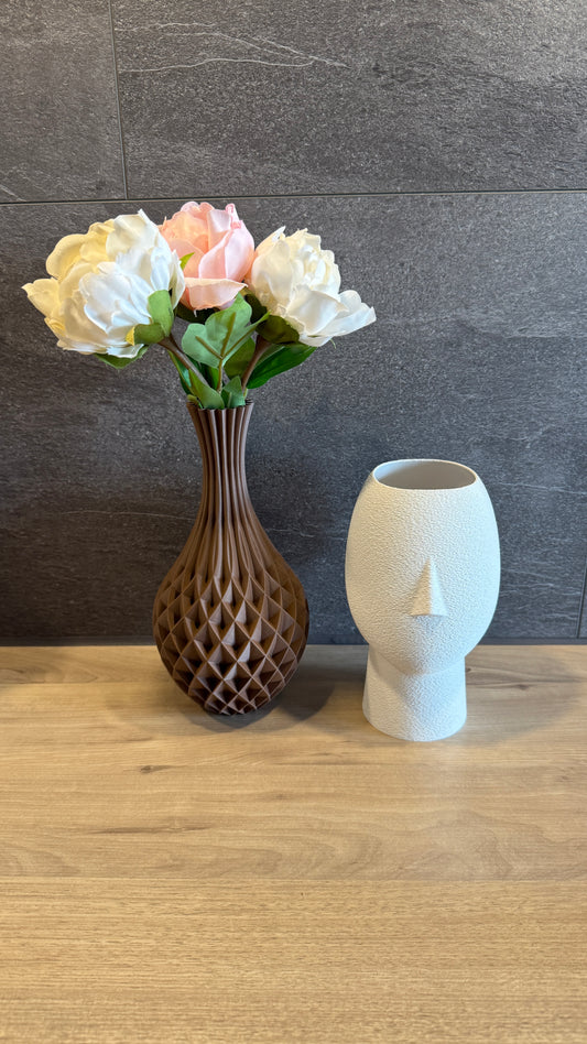 Gesichtsvase „Mono“ – Minimalistische Designvase im Skulptur-Look