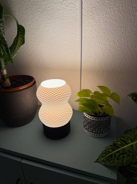 Tischlampe Korbgeflecht