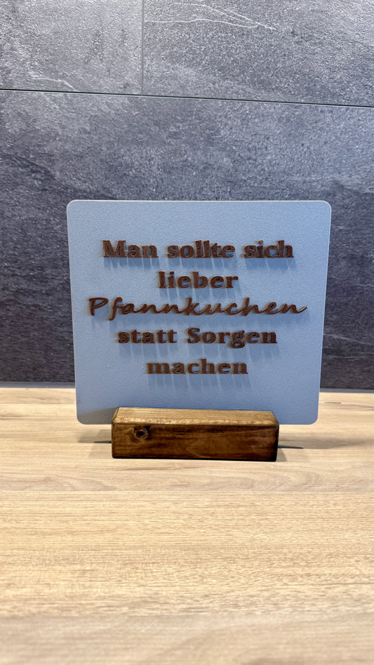 Dekoschild "Pfannkuchen"