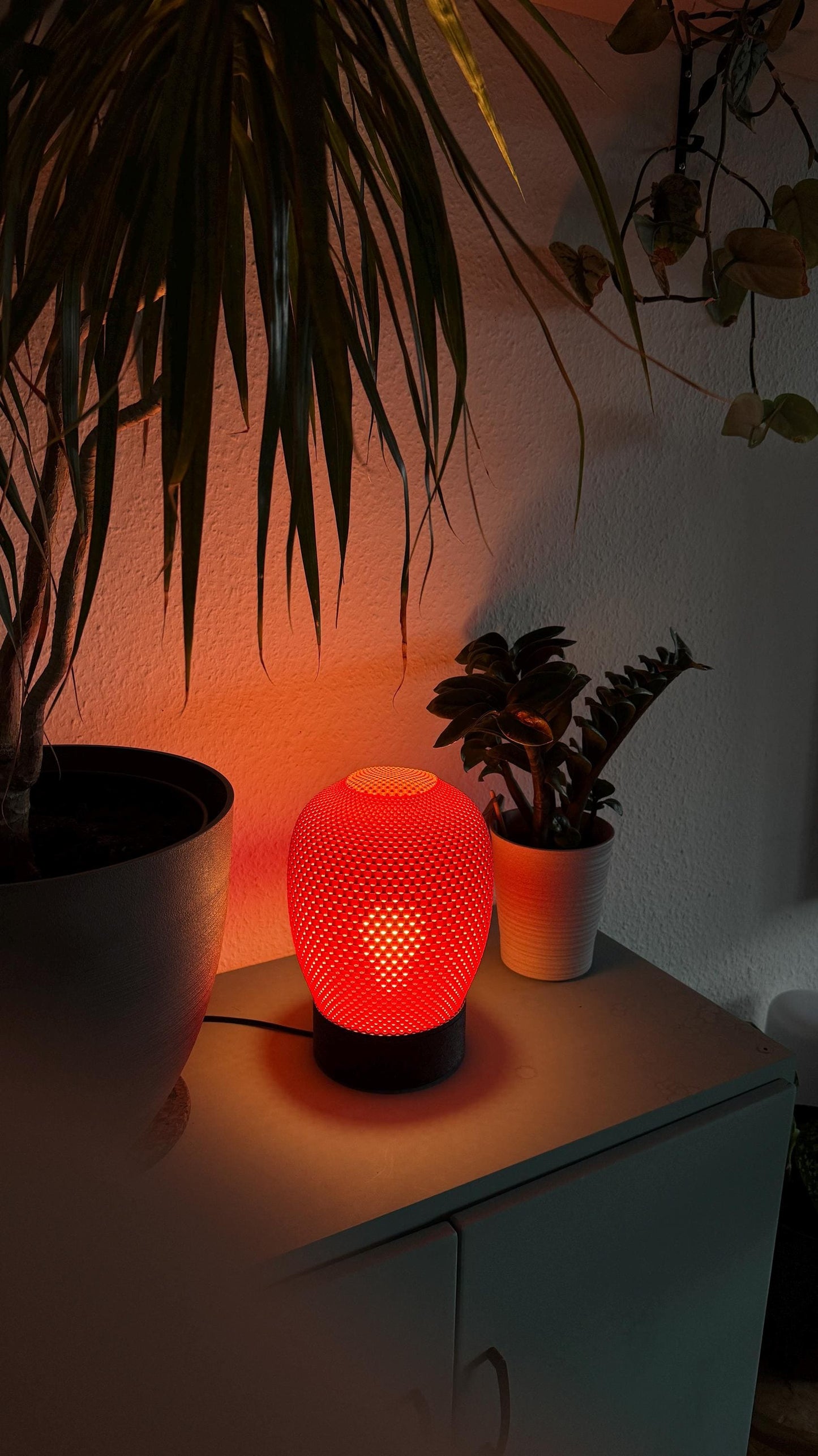 LUMEN Amphora Tischlampe Moderne Design Lampe in Vasenform 3D-Druck