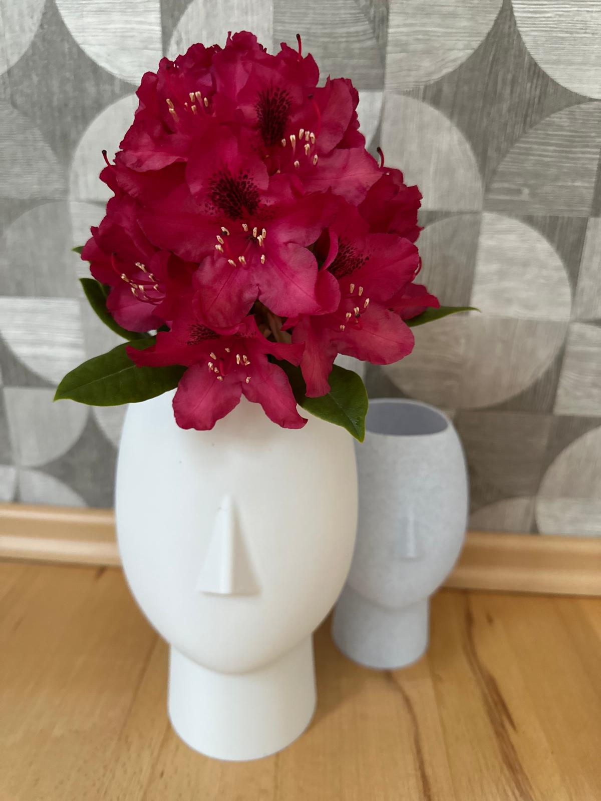 Gesichtsvase „Mono“ – Minimalistische Designvase im Skulptur-Look