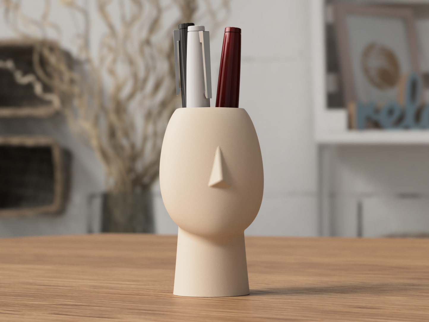 Stiftehalter “Face” – minimalistischer Hingucker im modernen Design