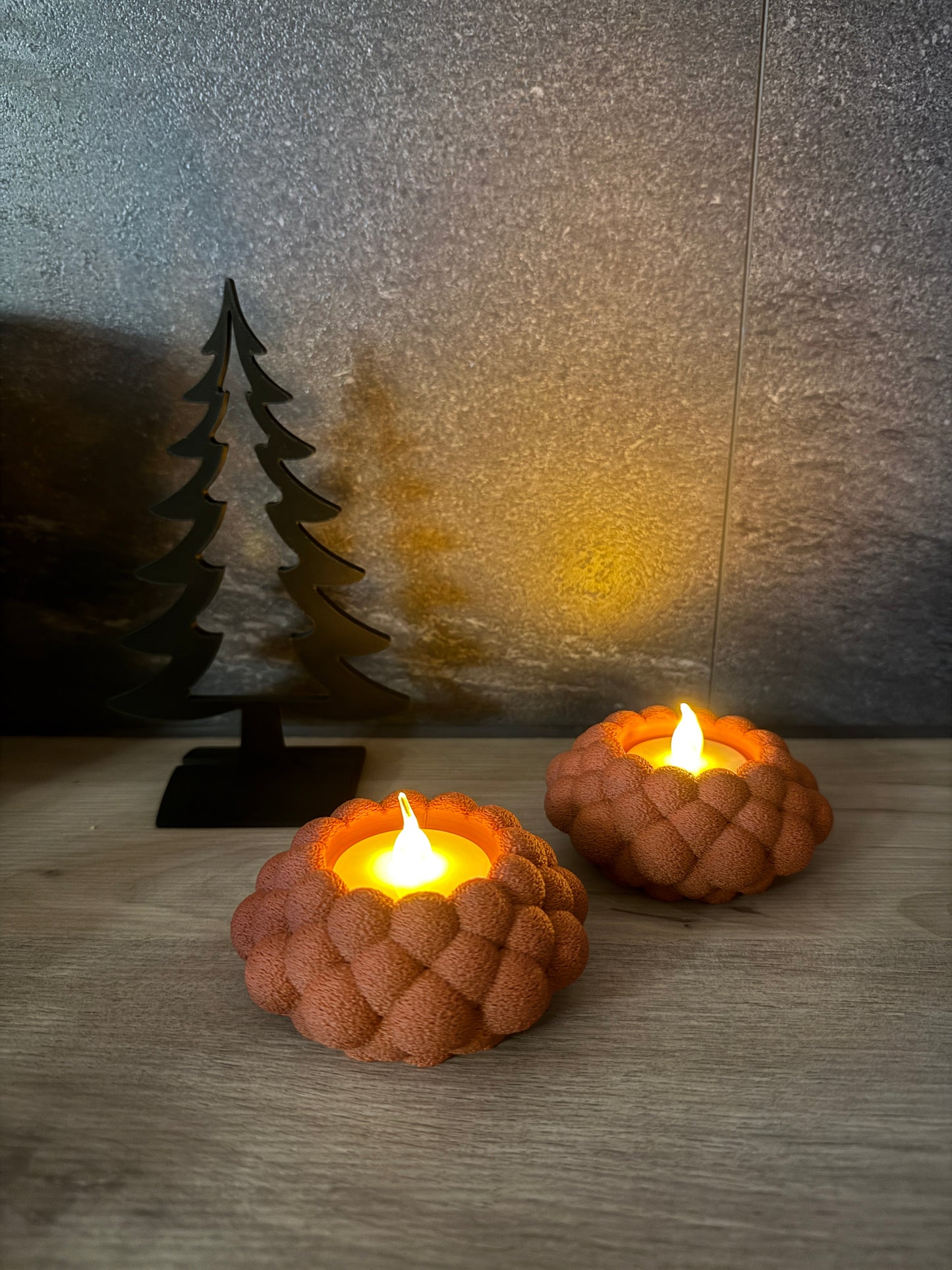 Bubble Teelichthalter