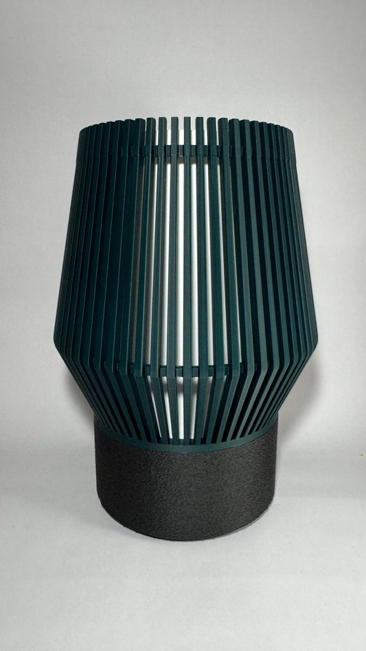 LUMEN  Moderne Design Tischlampe | LED Lamellenlampe | 3D-Druck, handgefertigt